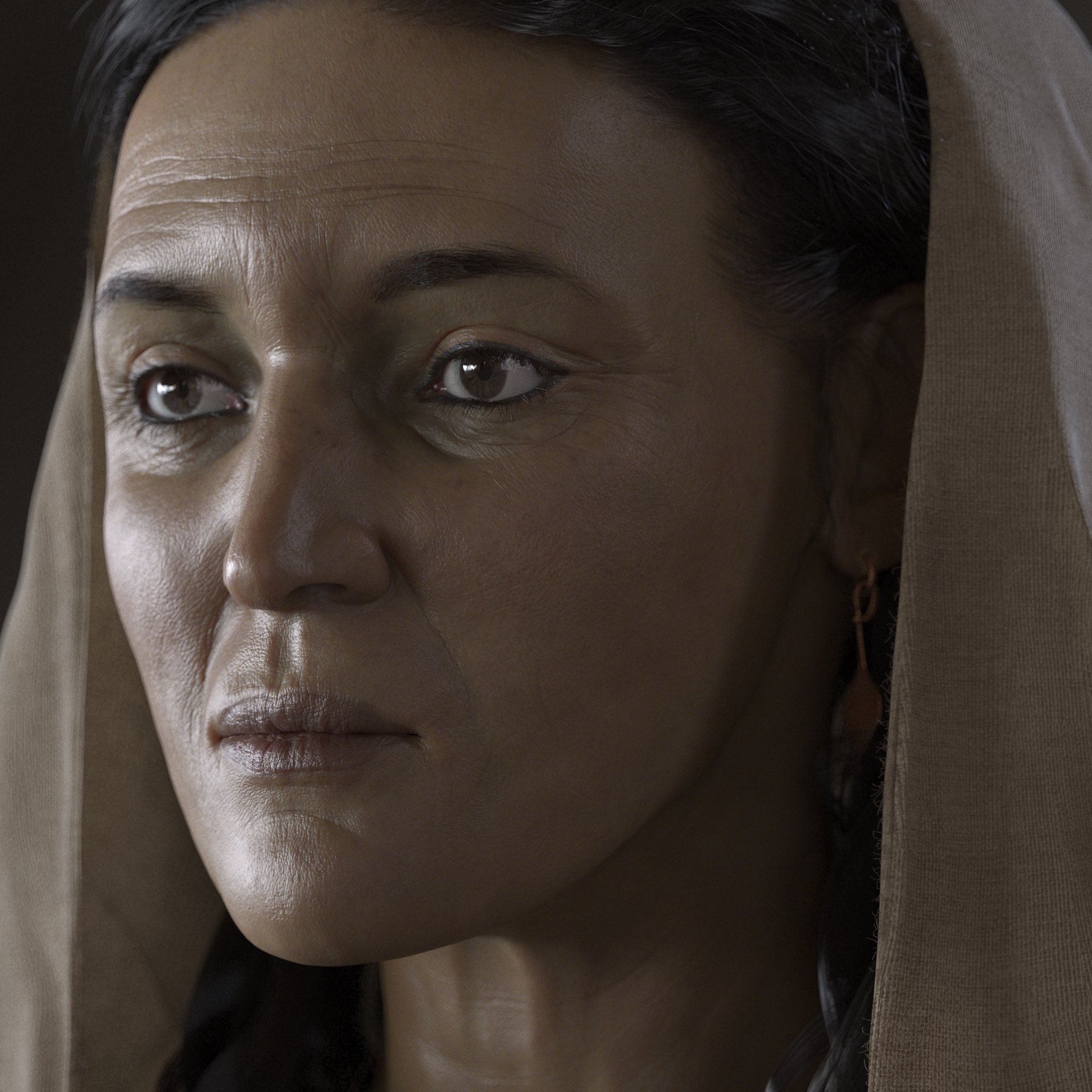 Faţa unei femei care a trait acum 2000 de ani a fost reconstruita